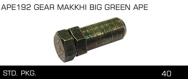APE192 GEAR MAKKHI BIG GREEN APE APE192 GEAR MAKKHI BIG GREEN APE